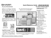 Sharp AR-BC260 Quick Reference Guide