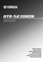 Yamaha HTR-5230RDS Owner's Manual