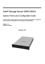 Intel SSR212MC2RBRNA Configuration Guide