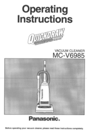 Panasonic MCV6985 MCV6985 User Guide