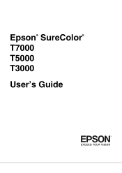 Epson SureColor T3000 User Manual