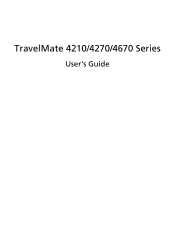 Acer TravelMate 4210 TravelMate 4670 User's Guide - EN