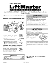 Chamberlain 371LM Owner s Manual - English French
