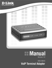 D-Link DVG-2001S Product Manual