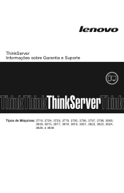 Lenovo ThinkServer TD200x (Portuguese) Warranty and Support Information