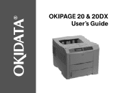 Oki OKIPAGE20DX Users' Guide for the OKIPAGE 20 Series