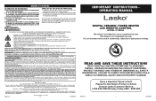 Lasko CT32950 User Manual