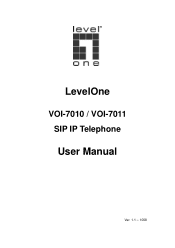 LevelOne VOI-7010 Manual