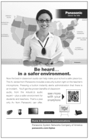 Panasonic WX-LT150 Classroom Safe Kit Advertisement