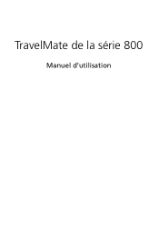 Acer TravelMate 800 TravelMate 800 User's Guide FR