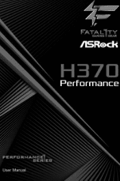 ASRock Fatal1ty H370 Performance User Manual