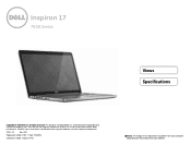 Dell Inspiron 17 7746 Specifications
