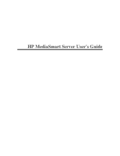 HP LX195 HP LX195 MediaSmart Server - User Guide