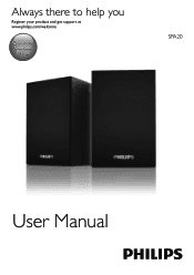 Philips SPA20 User manual