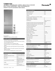 Thermador T30BB910SS Product Specs