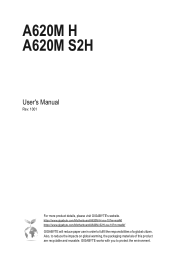 Gigabyte A620M S2H User Manual