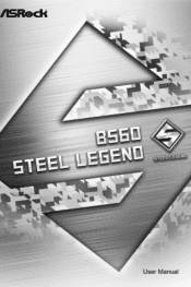 ASRock B560 Steel Legend User Manual