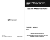 Emerson BO61 OWNER S MANUAL