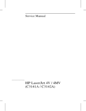 HP LaserJet 4v/mv Service Manual
