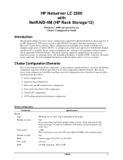 HP LH3000r hp netserver lc 2000 netraid-4m config guide Â— for Microsoft Windows 2000 A.S. Clusters  PDF, 189K, 1/28/2002