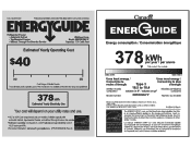 Maytag M8RXEGMAB Energy Guide