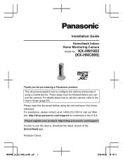 Panasonic KX-HN1003 Installation Guide