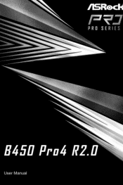 ASRock B450 Pro4 R2.0 User Manual