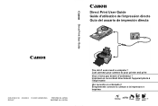 Canon PowerShot SD400 Direct Print User Guide