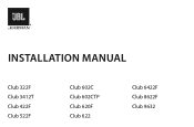 JBL Club 602C Owners Manual English