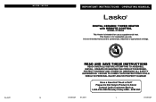 Lasko CT32955 User Manual