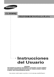 Samsung CS-29M20SSQ User Manual (user Manual) (ver.1.0) (Spanish)
