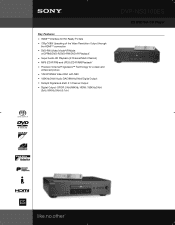 Sony DVP-NS3100ES Marketing Specifications