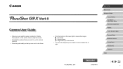 Canon PowerShot G9 X Mark II User Manual