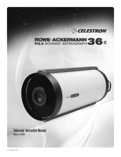 Celestron 36 cm Rowe-Ackermann Schmidt Astrograph RASA 36 V2 Optical Tube Assembly CGE Dovetail 36 cm Rowe-Ackermann Schmidt Astrograph V2
