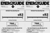 Haier HUF205EA Energy Guide Label