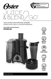 Oster Juice and Blend 2 Go Compact Juice Extractor and Personal Blender Instruction Manual