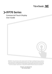 ViewSonic IFP6570 User Guide