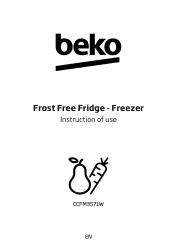 Beko CCFM3571 Owners Manual