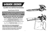 Black & Decker BV3100 Type 1 Manual - BV3100