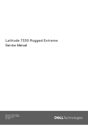 Dell Latitude 7330 Rugged Extreme Service Manual