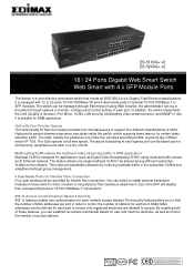 Edimax ES-5160G V2 Datasheet