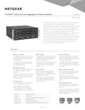 Netgear XCM89UP Product Data Sheet