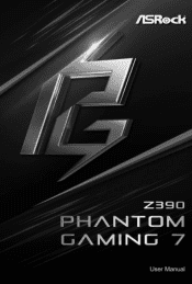 ASRock Z390 Phantom Gaming 7 User Manual