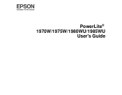 Epson 1980WU Users Guide