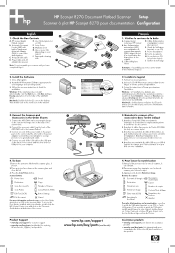 HP Scanjet 8270 Setup Guide