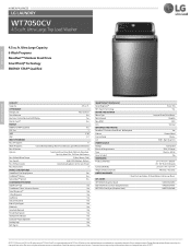 LG WT7050CV Owners Manual - English