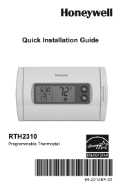 Honeywell RTH2310 Owner's Manual