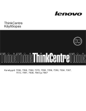Lenovo ThinkCentre M58e Finnish (User guide)