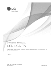 LG 55LM8600 User Manual