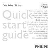 Philips SA2RGA08K Quick start guide